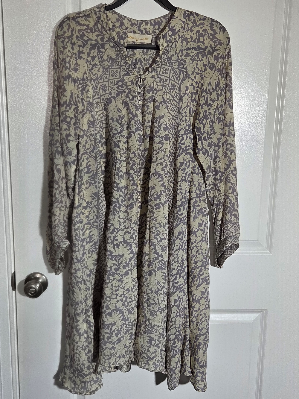 Natalie Martin Silk Fiore Dress in Lavender Orchid Size Medium